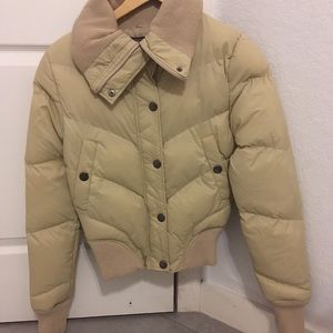 Beige puffer jacket